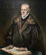 El Greco Portrait of Dr oil